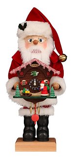 Santa w/ Chalet Clock<br>2026 Ulbricht Nutcracker